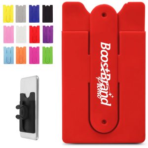 Customizable Silicone Phone Holders Wallet with Stand