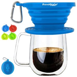 Collapsible Silicone Coffee Dripper & Filter