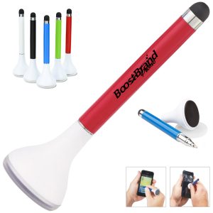 Multi-Function Stylus Pen with Phone Stand & Screen Cleaner