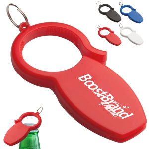 Multi-Function Bottle Can Opener Keychain