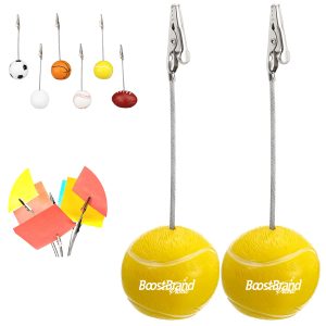 Sports Ball Photo & Note Holder Clips