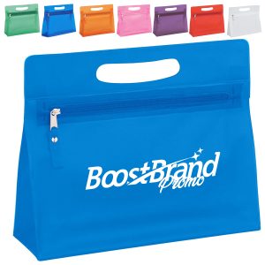 Custom Clear PVC Travel Toiletry Bag with Handle