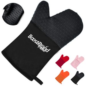 Heat-Resistant Long Silicone Oven Mitts