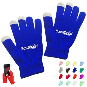 Custom Touchscreen Compatible Knit Gloves