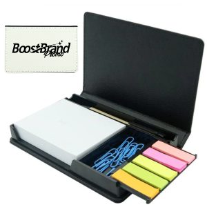 Desk Organizer with Sticky Notes & Paper Clips