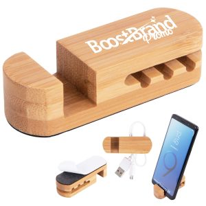 Portable Bamboo Wooden Phone Stand