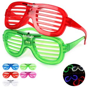 Light-Up LED Shutter Shade Glasses