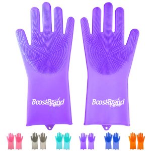 Reusable Silicone Dishwashing Cleaning Gloves