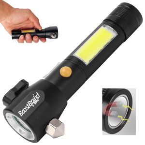 Multi-Function Emergency Flashlight with Tools