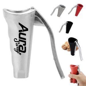 Funnel Design Nutcracker with Non Slip Grip for Nuts