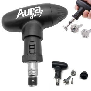 T-Handle Ratchet Screwdriver Set with Interchangeable Bits