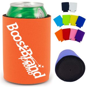 Foldable Neoprene Can Cooler with Custom Logo