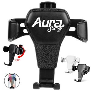 Gravity Car Phone Holder for Air Vent with Auto Lock Design