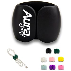 Desktop Cable Organizer Clip With Adhesive Backing