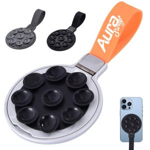 Suction Cup Phone Holder Stand W/ Foldable Support Design