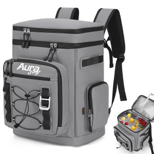 30L Waterproof Insulated Cooler Backpack W/ Multiple Pocket