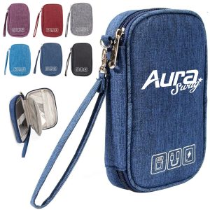 Compact Tech Organizer Pouch for Cables and Accessories
