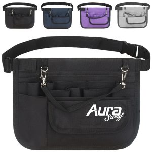 Multi-Pocket Waist Tool Organizer Pouch W/ Adjustable Belt