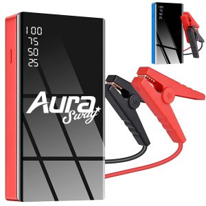 Portable Car Jump Starter W/ Digital Display Power Bank