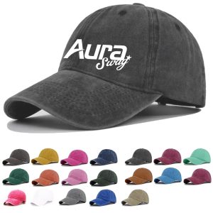 Cotton Baseball Cap with Adjustable Strap