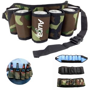 6 Beer Cans Belt Holder for Outdoor Events