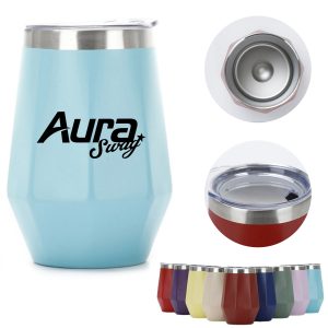 12oz Insulated Octagon Wine Tumbler