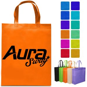 Customizable Colorful Non Woven Tote Bags