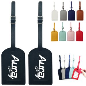 PU Leather Luggage Tags for Travel