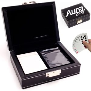Luxury Playing Card Set in Leather Gift Box
