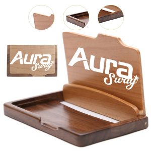 Wooden Business Card Holder