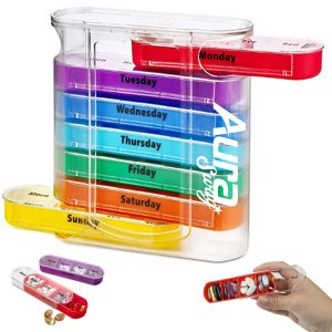 7 Day 28 Compartment Pill Organizer