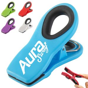 Magnetic food bag clip