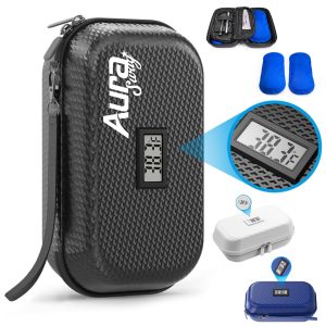 Portable EVA Insulin Cooler Bag with Digital Thermometer