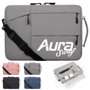Waterproof Business Laptop Messenger Bag W/ Shoulder Strap