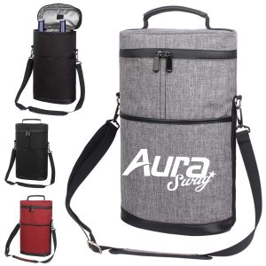 Insulated Wine Bottle Cooler Bag with Shoulder Strap