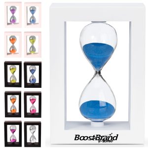 Wooden Hourglass Desk Decor Timeless Sand Timer Gift