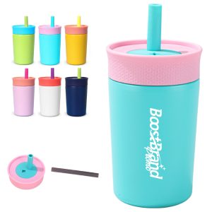 12oz. Reusable Tumbler with Straw