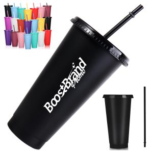 24oz. PP Tumbler with Lid and Straw