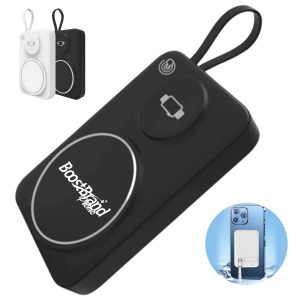 MagSafe Wireless Power Bank with Built In Cable