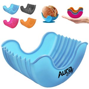 Reusable Silicone Burger Holder for Mess-Free Dining