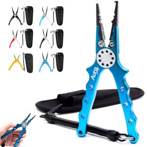 Durable Aluminum Fishing Pliers with Line Cutter