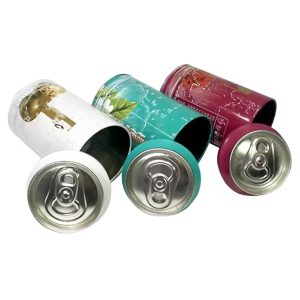 Custom Full-Color Can Shaped Container for Novelty Food