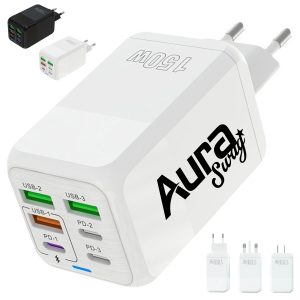 High-Speed Multi-Port Wall Charger for Quick Device Charging
