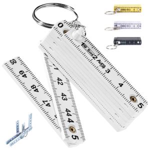 Folding Ruler Keychain Measuring Tape Gift
