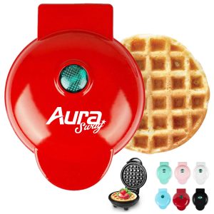 Compact Mini Waffle Maker Kitchen Snack Appliance