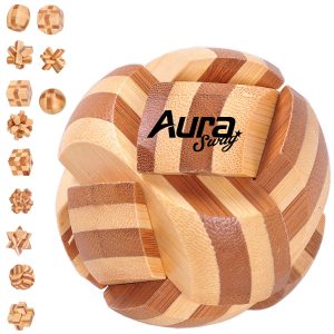 Classic Wooden Interlocking Brain Teaser Puzzle Cube