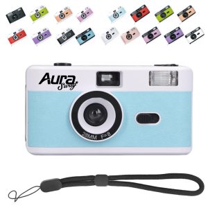Retro Design Digital Camera with Built-in Flash