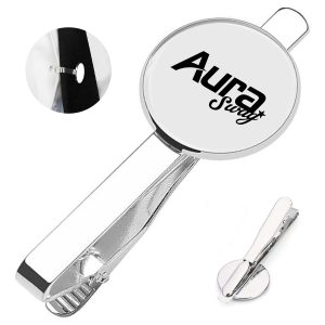 Custom Engraved Executive Metal Tie Clip for Business