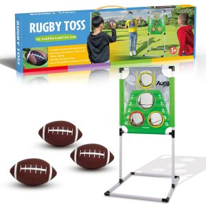 Portable Football Toss Game Set with Target Board