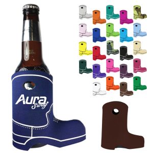 12Oz. Neoprene Novelty Boot Shaped Cooler Koozie